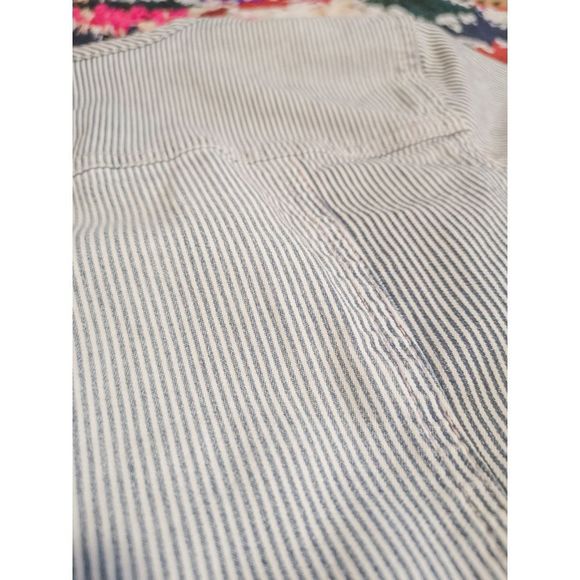 🌼Noa Noa🌼 - Railroad stripe denim jacket / size M / navy blue & white - Picture 7 of 7